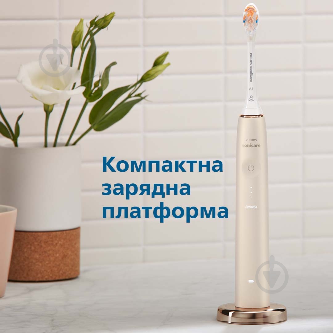 Набор Philips Sonicare Diamond Clean Prestige 9900 Электрическая зубная щетка HX9992/11 + насадки HX9042/87 - фото 16