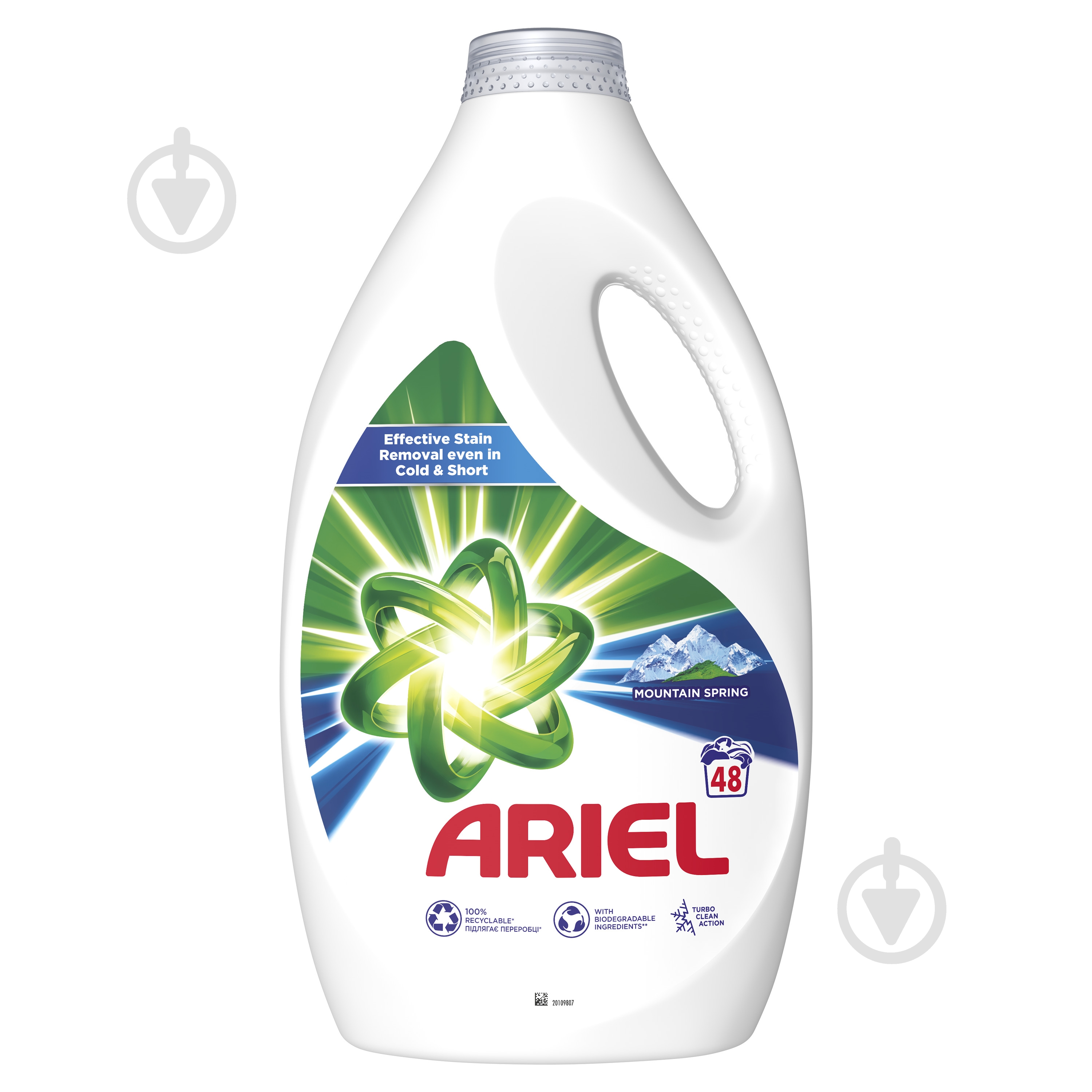 Гель для машинной стирки Ariel Горный родник 2,4 л - фото 2