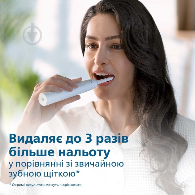 Набір Philips Sonicare 3100 електрична зубна щітка HX3673/13 + насадки HX9044/87 - фото 15