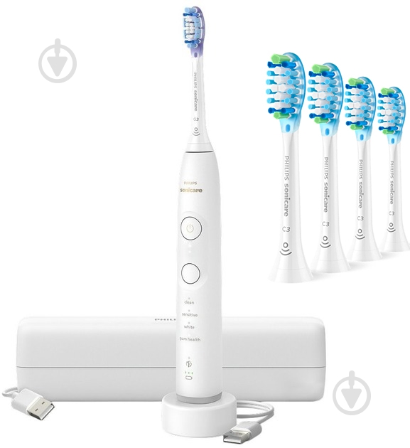 Набір Philips Series 7100 електрична зубна щітка HX7420/01 + насадки HX9044/87 - фото 1