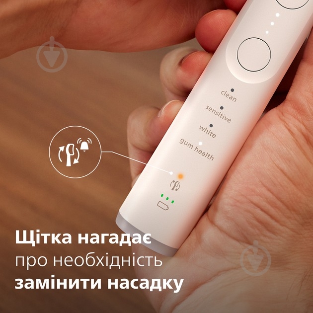 Набір Philips Series 7100 електрична зубна щітка HX7420/01 + насадки HX9044/87 - фото 15