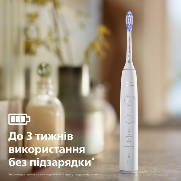 Набір Philips Series 7100 електрична зубна щітка HX7420/01 + насадки HX9044/87 - фото 16