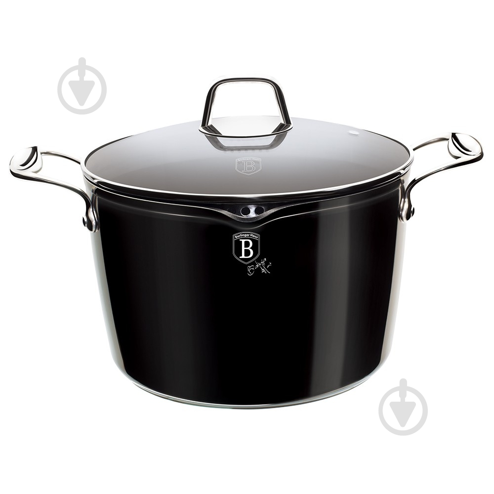 Кастрюля с крышкой Berlinger Haus BLACK ROYAL Collection 6,0 л BH 1680 - фото 1