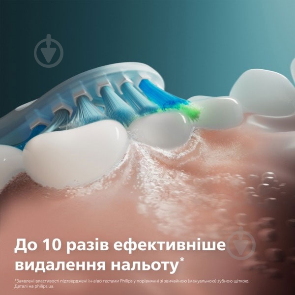 Набір електричних зубних щіток Philips Sonicare 3100 series HX3675/15 + насадки HX9042/87 - фото 15