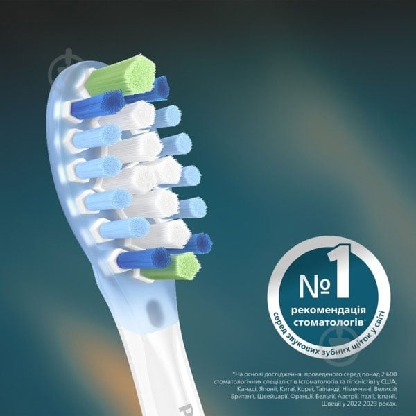 Набір електричних зубних щіток Philips Sonicare 3100 series HX3675/15 + насадки HX9042/87 - фото 17