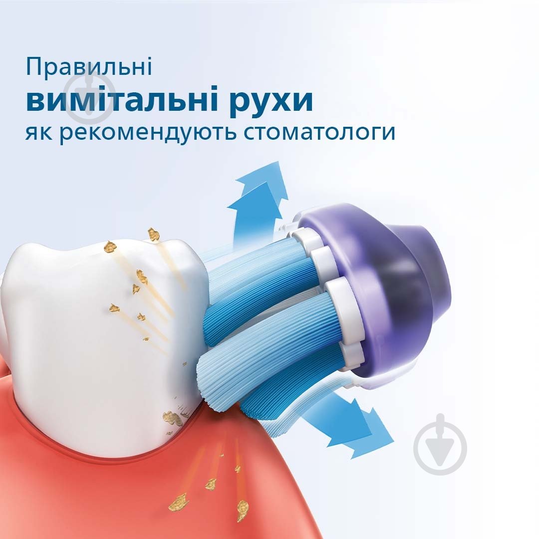 Набір електричних зубних щіток Philips Sonicare 3100 series HX3675/15 + насадки HX9042/87 - фото 7