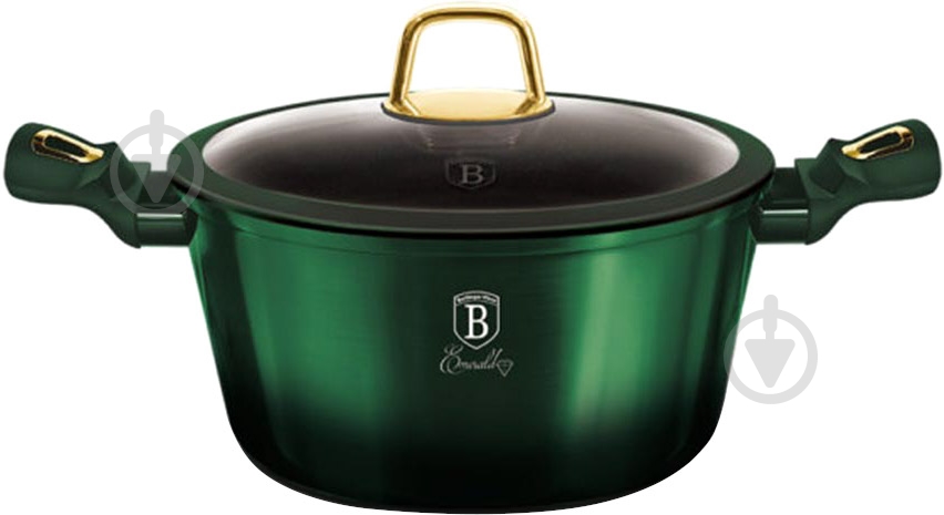 Кастрюля с крышкой Berlinger Haus Emerald Collection 6,1 л BH 6059 - фото 1