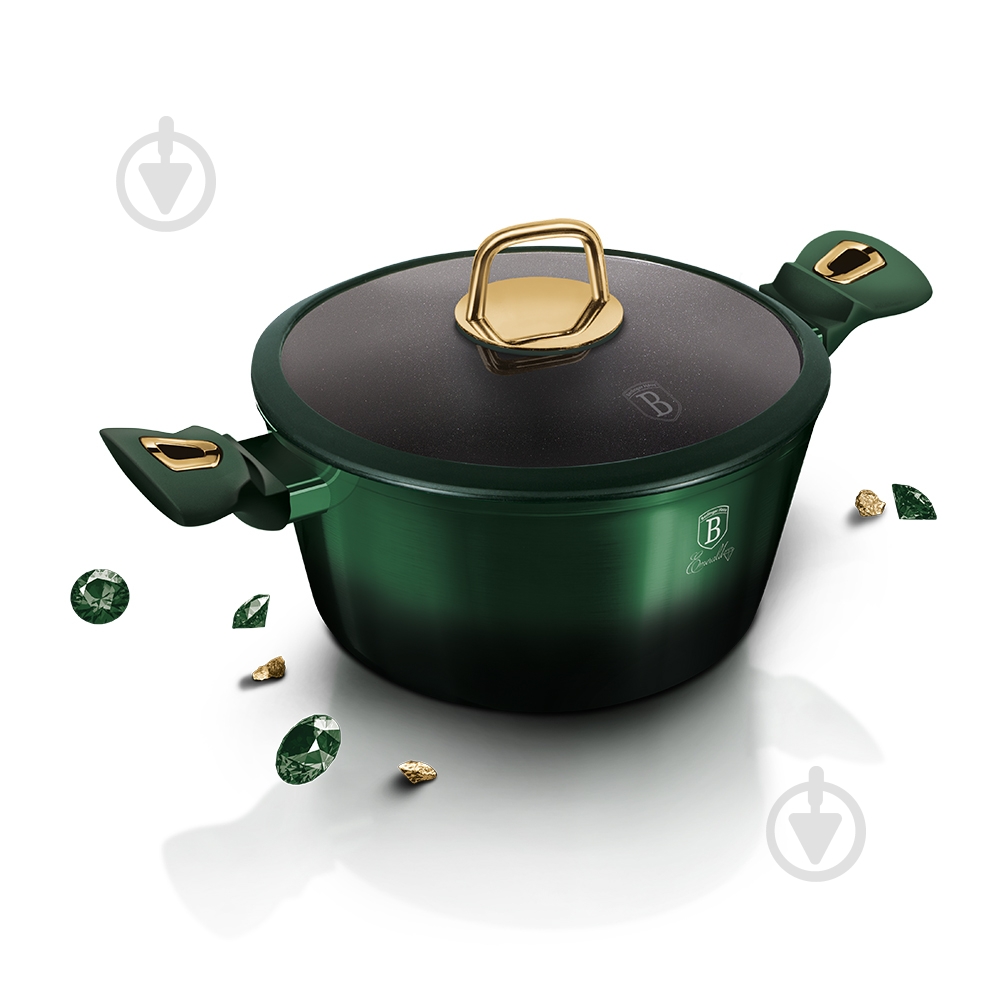 Кастрюля с крышкой Berlinger Haus Emerald Collection 6,1 л BH 6059 - фото 3
