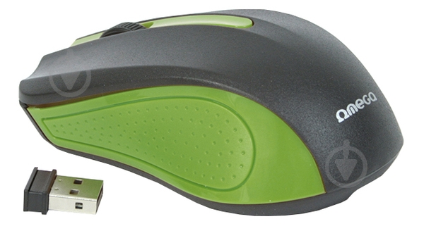 Мышь Omega Wireless OM-419 green/black - фото 4
