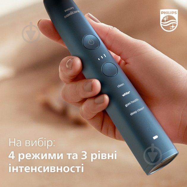 Набор Philips DiamondClean 9000 Электрическая зубная щетка HX9911/88 + насадки HX9042/88 - фото 4