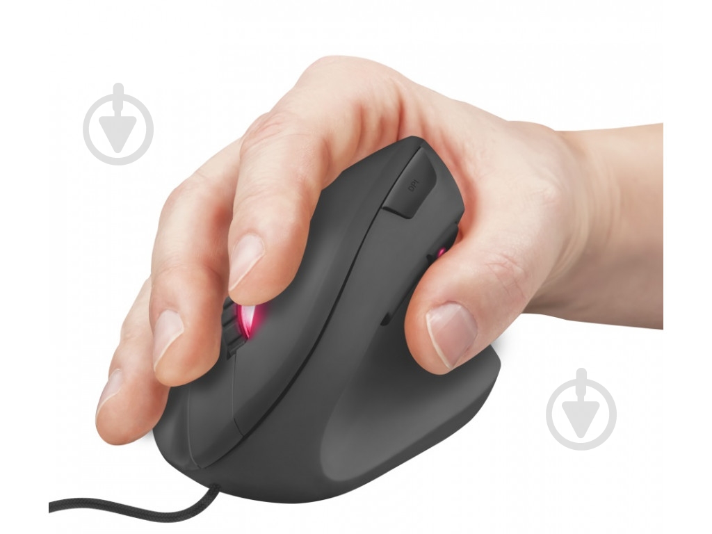 Мышь Trust GXT 144 Rexx Vertical gaming mouse black (22991) - фото 7