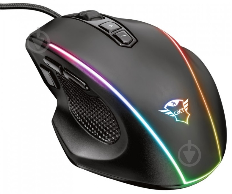 Мышь Trust GXT 165 Celox RGB gaming mouse black (23092) - фото 1 Мышь Trust GXT 165 Celox RGB gaming mouse black (23092) - фото 1