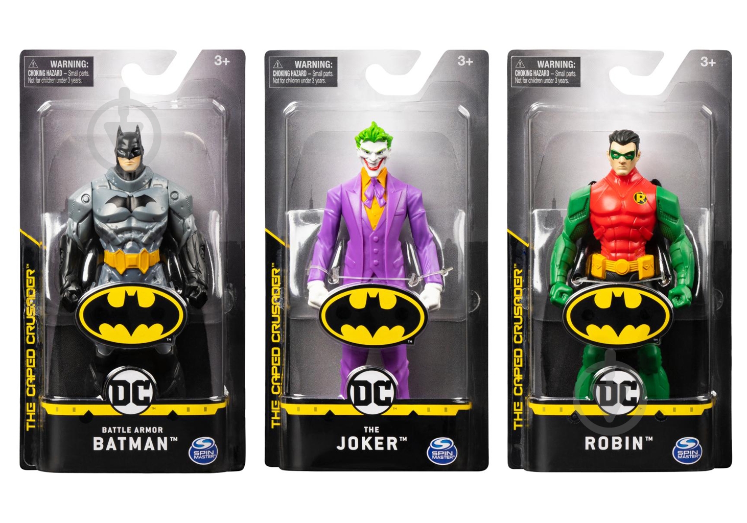 Фігурка Spinmaster Batman/Robin/Joker 6055412 15 см 3 в асортименті - фото 1