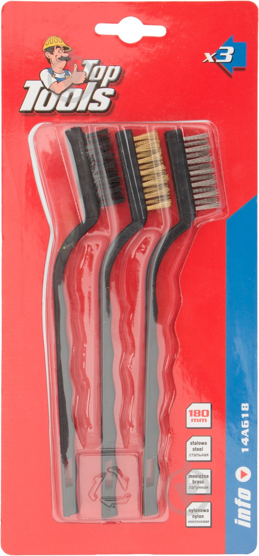 Набор щеток  Topex 14A618 - фото 2