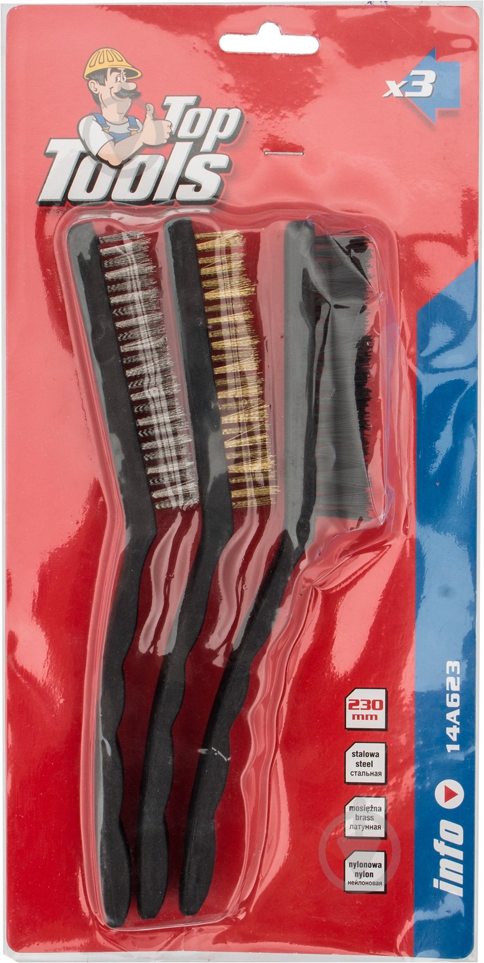 Набор щеток  Topex 14A623 - фото 4