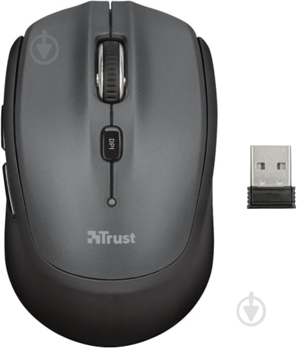 Мышь Trust Compact Wireless Mouse black (23177) - фото 1