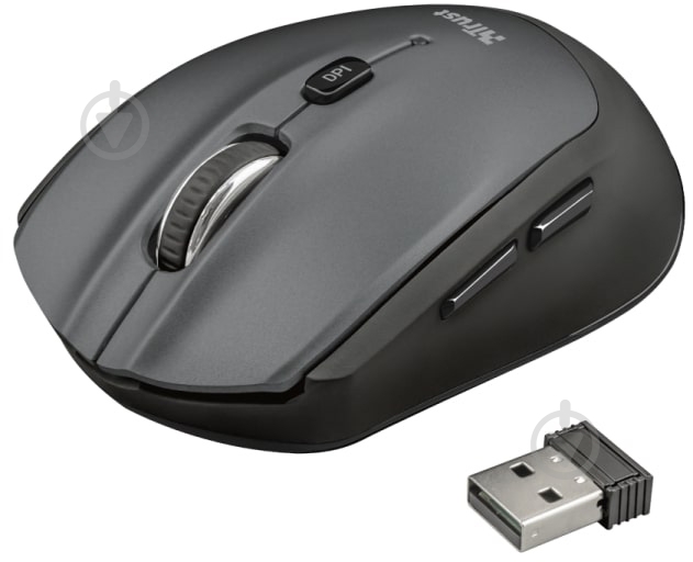 Мышь Trust Compact Wireless Mouse black (23177) - фото 4