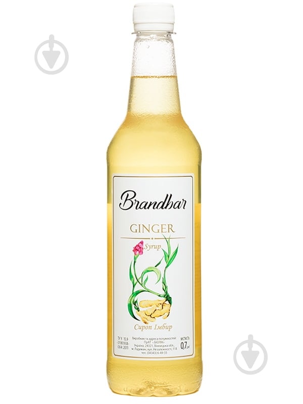 Сироп Brandbar Имбирь 0,7 л - фото 1 Сироп Brandbar Имбирь 0,7 л - фото 1