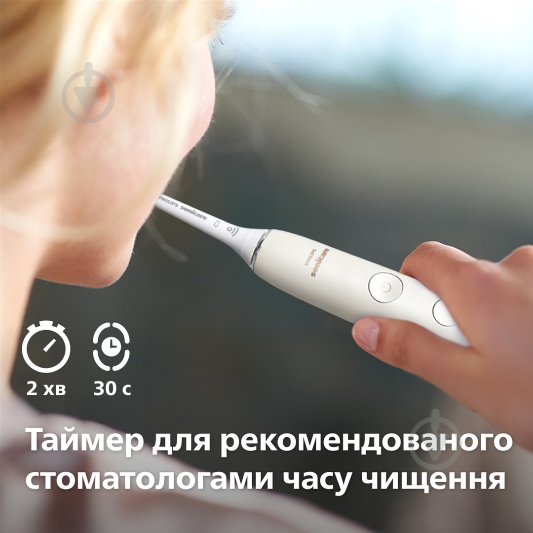 Електрична зубна щітка Philips Series 9000 Sonicare HX9911/19 + насадки HX9042/87 - фото 14