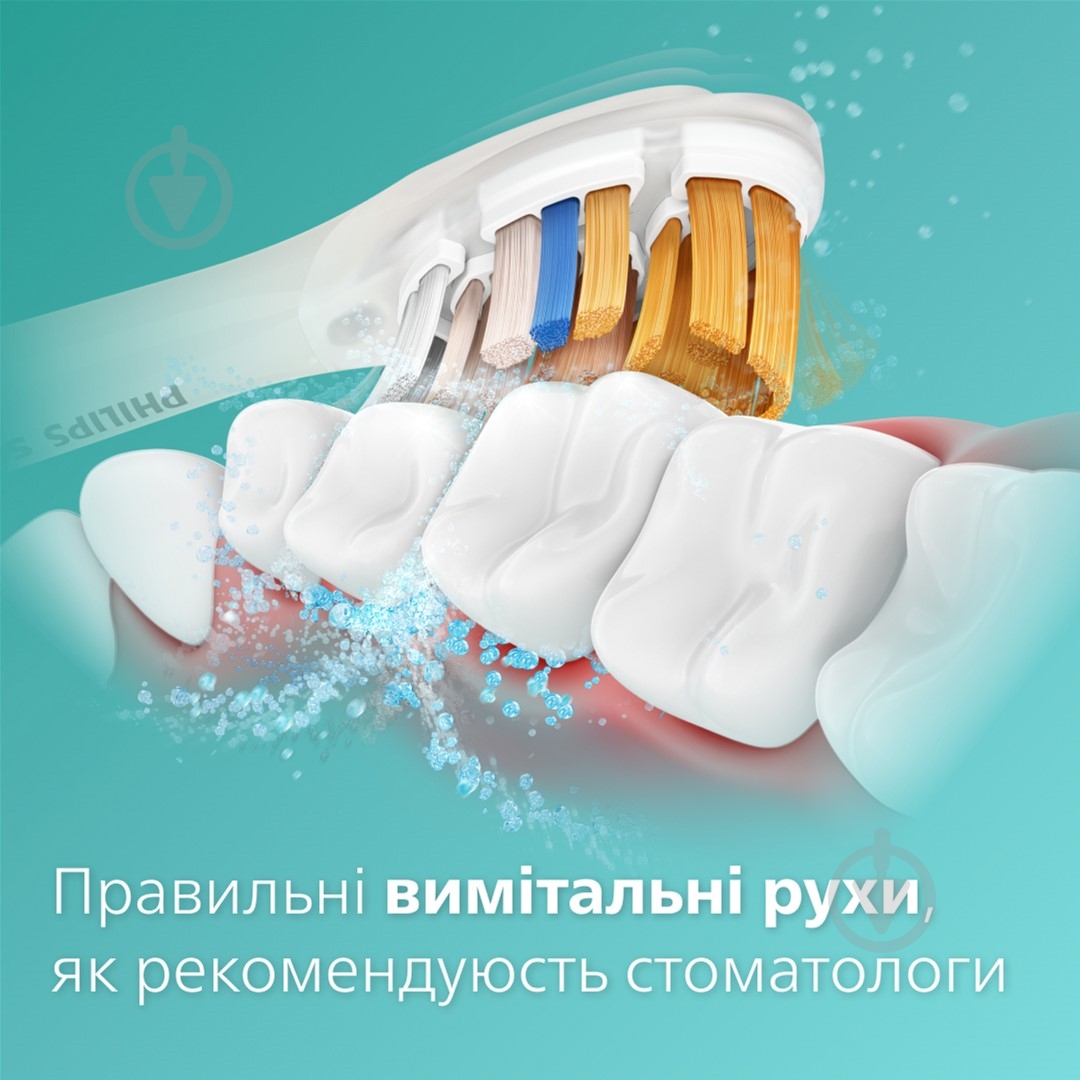 Електрична зубна щітка Philips Series 9000 Sonicare HX9911/19 + насадки HX9042/87 - фото 17