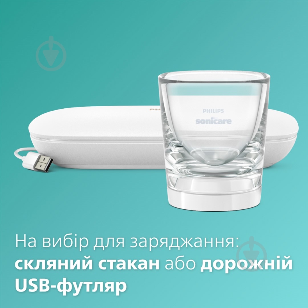 Електрична зубна щітка Philips Series 9000 Sonicare HX9911/19 + насадки HX9042/87 - фото 5