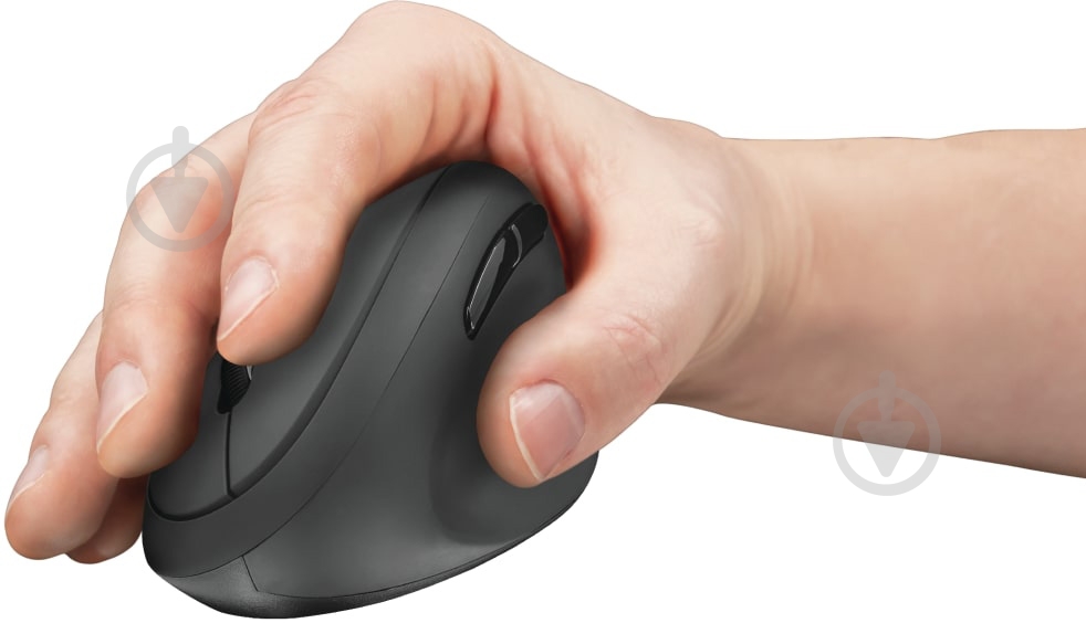 Мишка Trust Orbo Wireless Ergonomic Mouse black (23002) - фото 3