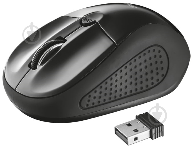 Мышка Trust Primo Silent Wireless Mouse black (23033) - фото 2 Мышка Trust Primo Silent Wireless Mouse black (23033) - фото 2