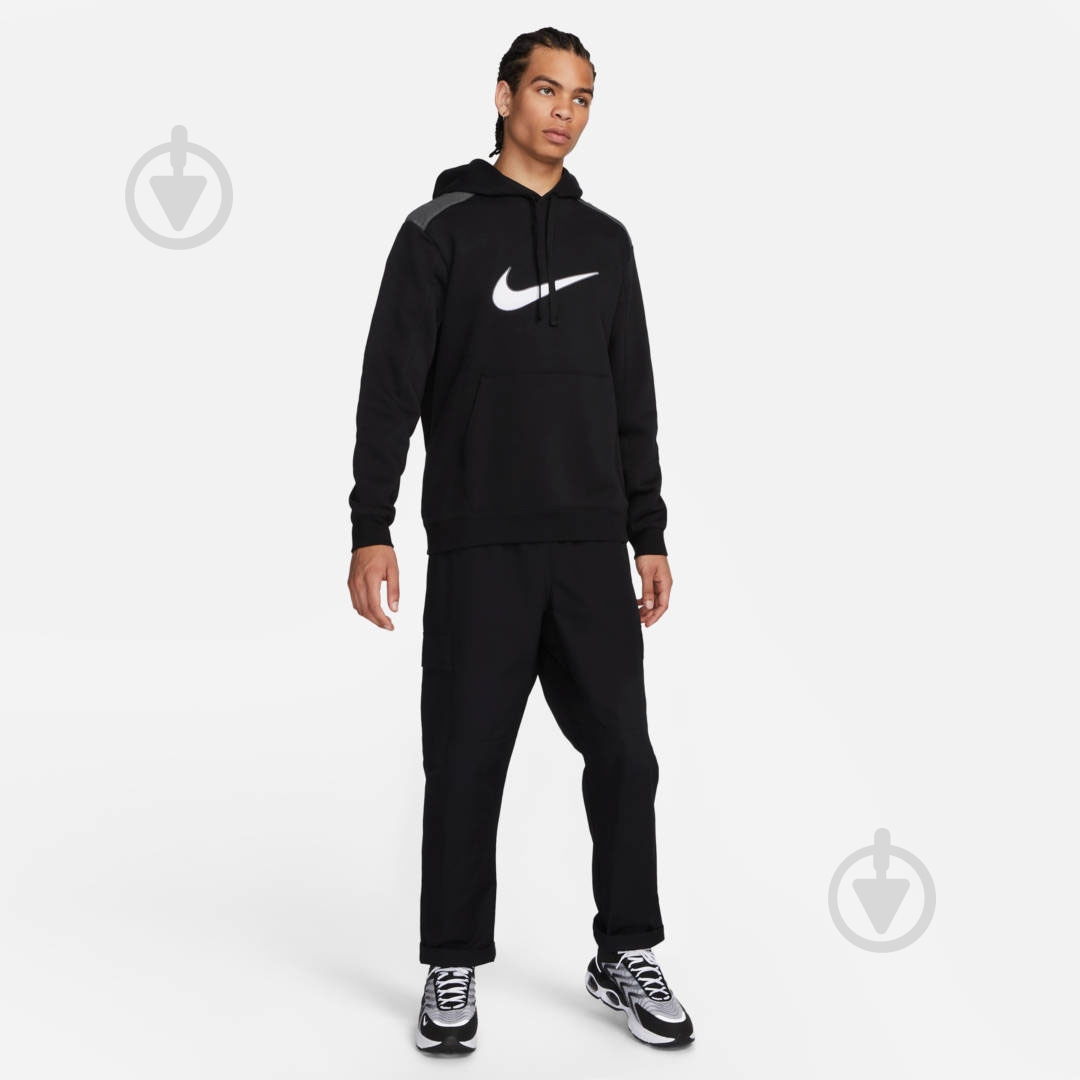 Джемпер Nike M NSW SP FLC HOODIE BB FN0247-010 р.XS чорний - фото 6 Джемпер Nike M NSW SP FLC HOODIE BB FN0247-010 р.XS чорний - фото 6