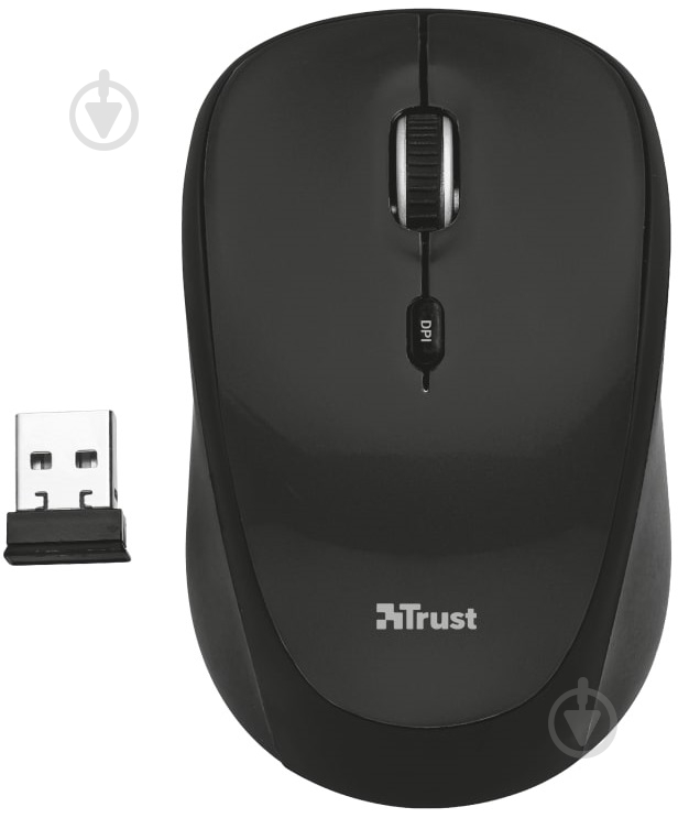 Мышка Trust Rona Wireless Mouse black (22926) - фото 1