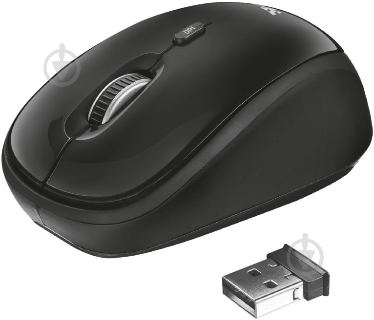 Мышка Trust Rona Wireless Mouse black (22926) - фото 2
