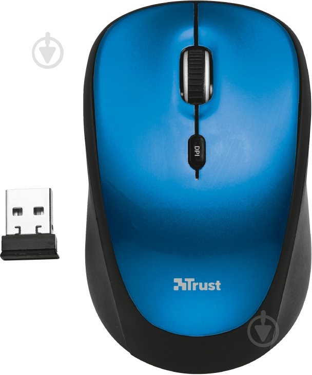 Мышка Trust Rona Wireless Mouse blue (22927) - фото 1