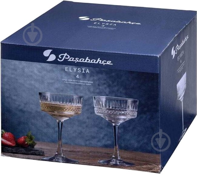 УЦІНКА! Набір бокалів для шампанського Pasabahce Elysia 260 мл 4 шт. (УЦ №2887) - фото 13 УЦІНКА! Набір бокалів для шампанського Pasabahce Elysia 260 мл 4 шт. (УЦ №2887) - фото 13