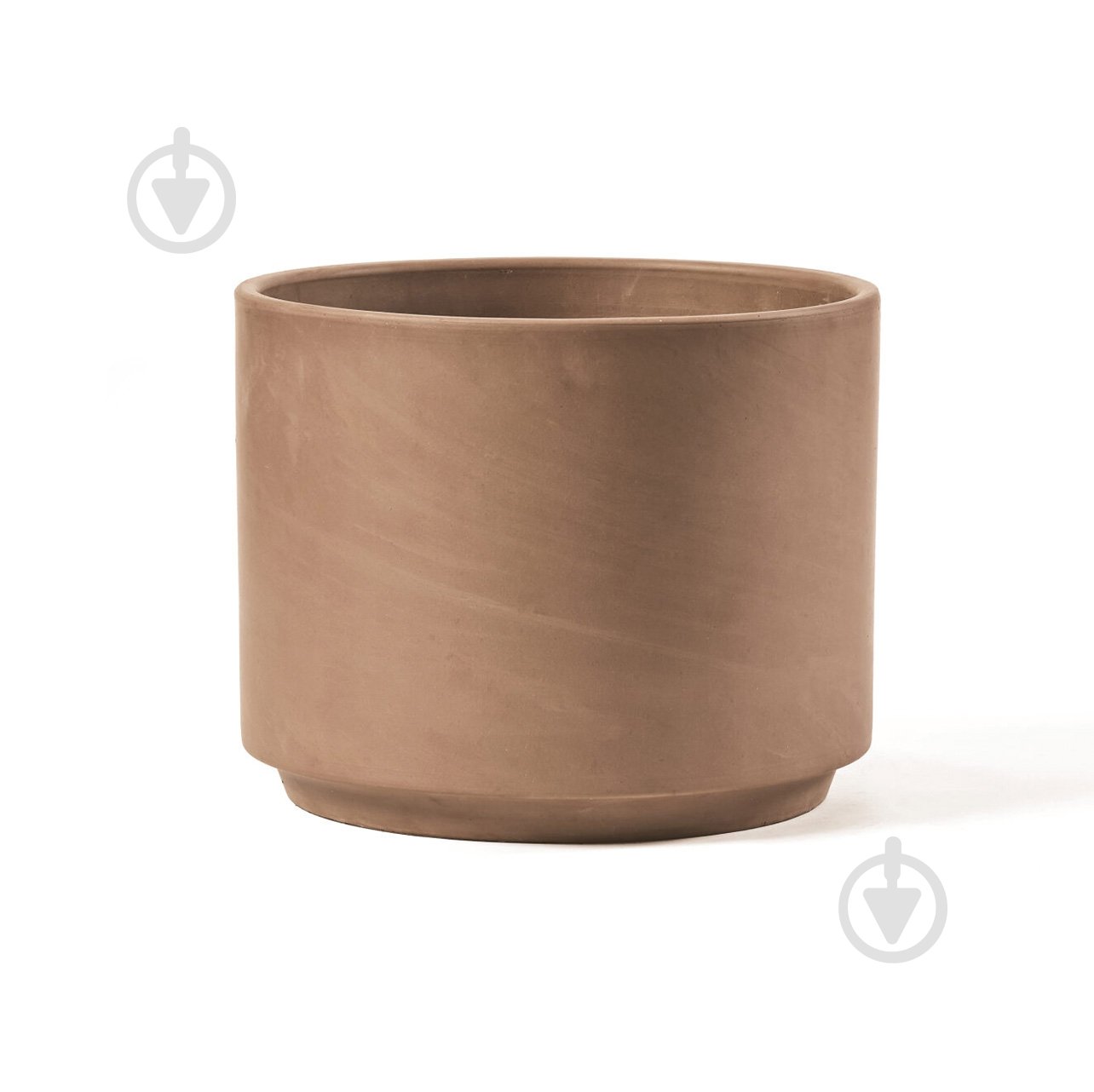 УЦІНКА! Вазон TeraPlast MERCURIO TERRA TENUE 25 см круглий 8,95 л теракот (18204025509) (УЦ №2887) - фото 1