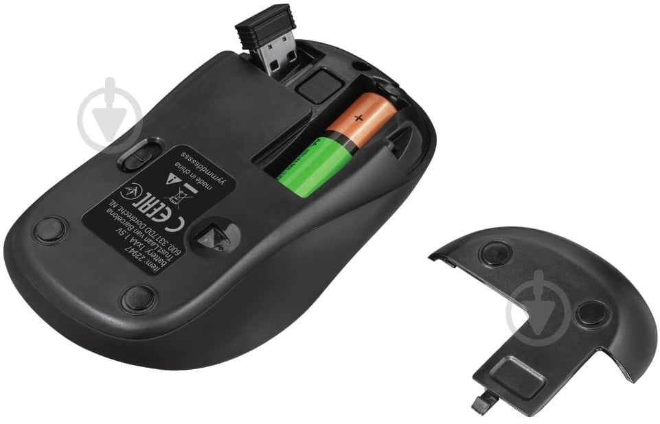 Мышка Trust Yvi plus wireless mouse black (22947) - фото 4