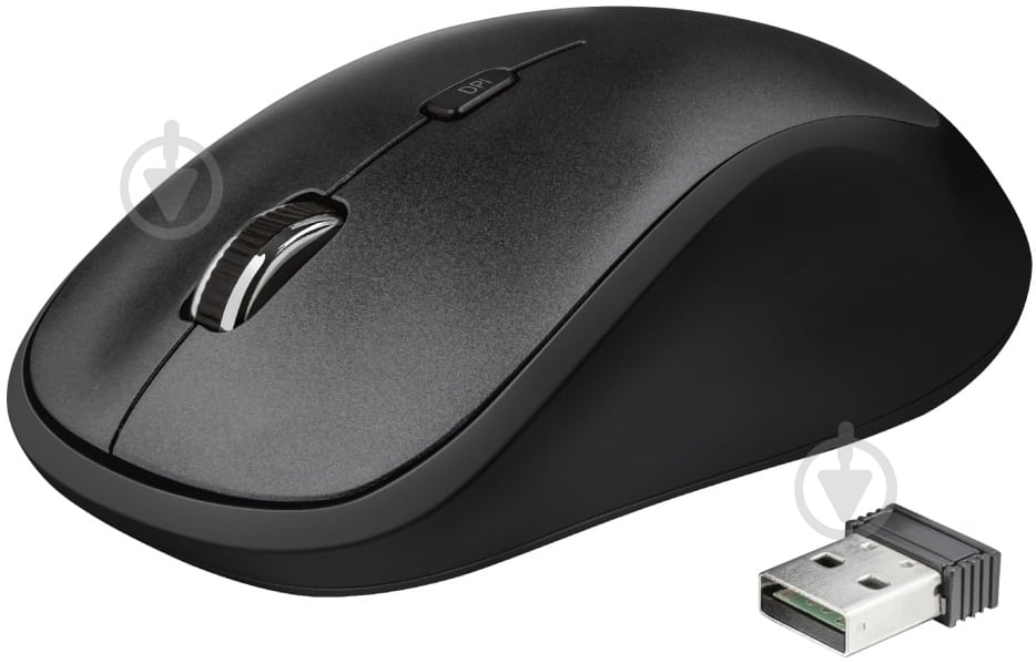 Мышка Trust Yvi plus wireless mouse black (22947) - фото 2