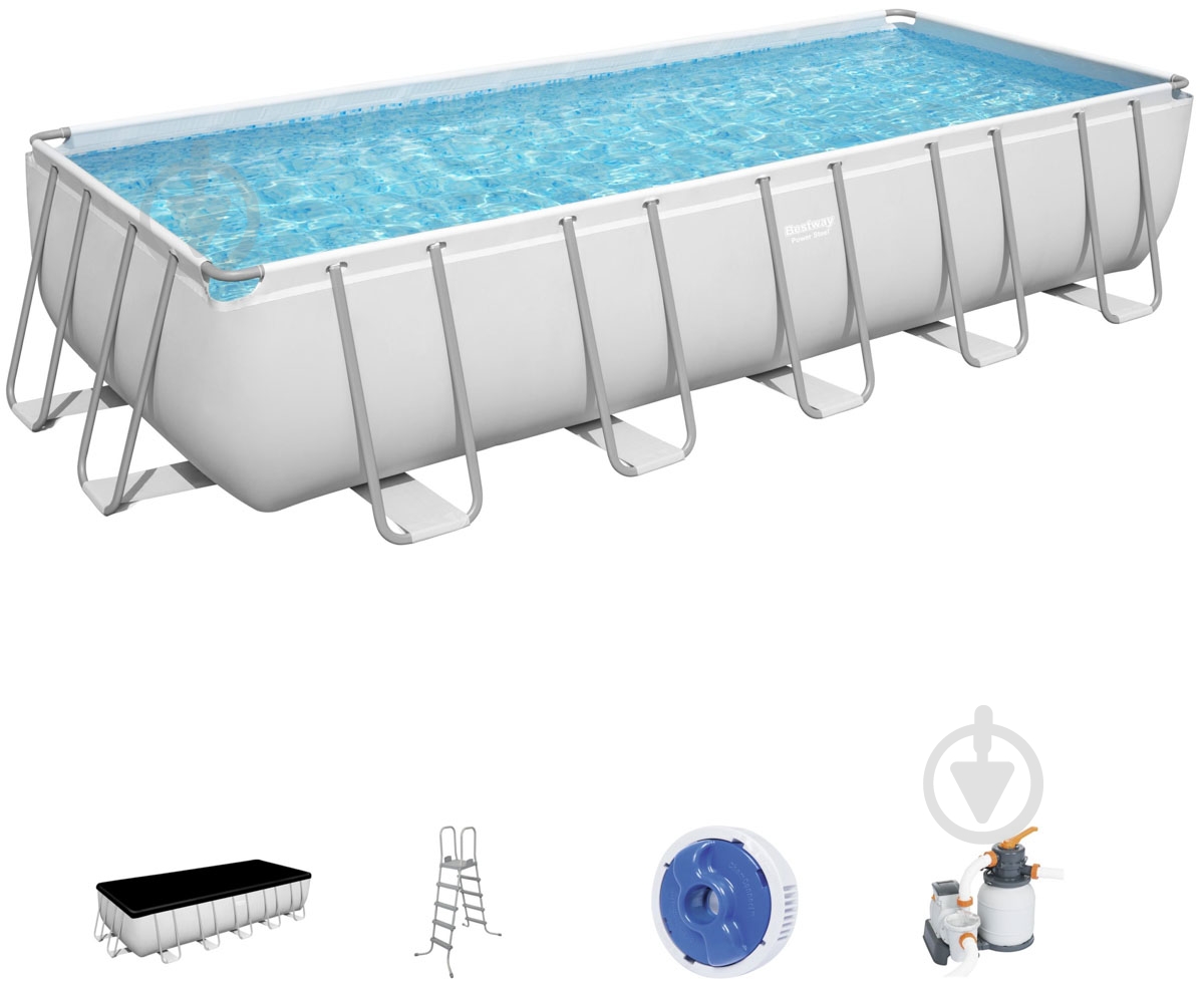 Бассейн каркасный Bestway 640х274х132 см (5612B) - фото 5