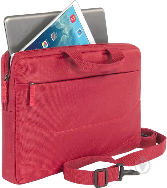 Сумка Tucano Idea Computer Bag 15.6" red (B-IDEA-R) - фото 3 Сумка Tucano Idea Computer Bag 15.6" red (B-IDEA-R) - фото 3
