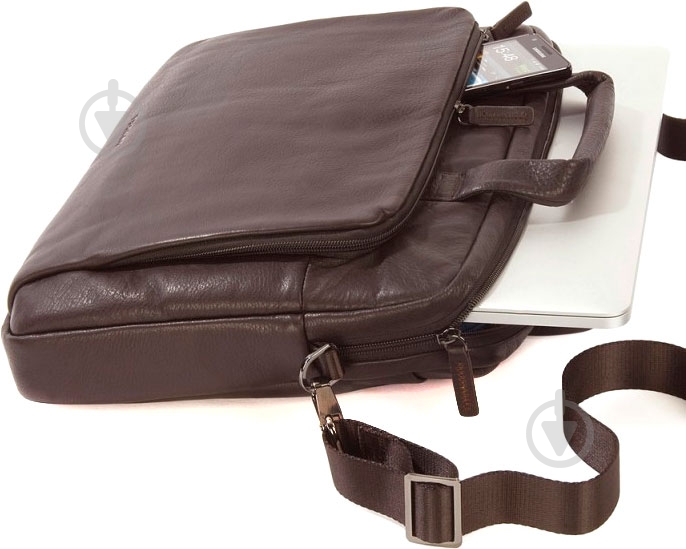 Сумка Tucano One Premium Slim case 15" brown (BFOMP15-M) - фото 3 Сумка Tucano One Premium Slim case 15" brown (BFOMP15-M) - фото 3