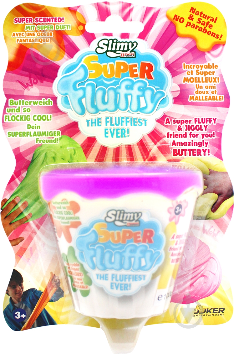 Слизь-лизун Slimy Joker Super Fluffy в ассортименте - фото 2