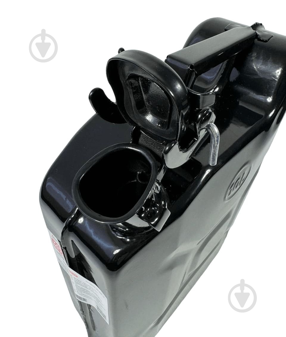 Каністра металева Poputchik для палива з рукавичками (пара) 10 л - фото 4