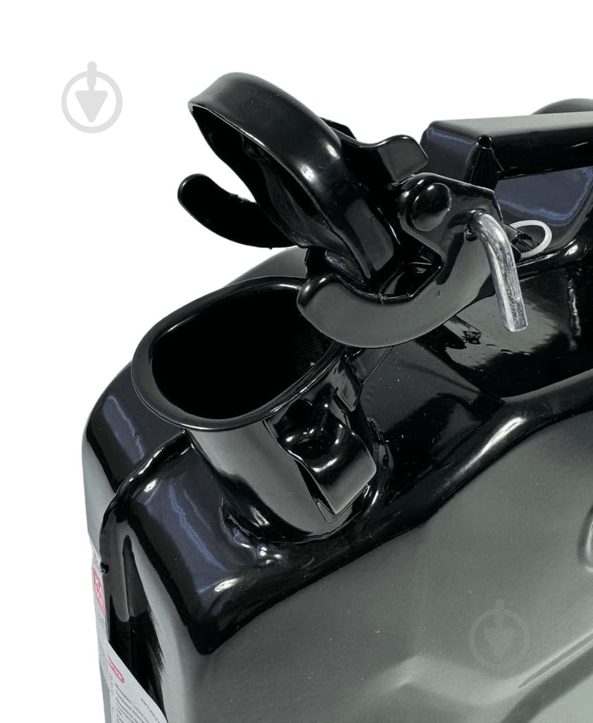 Каністра металева Poputchik для палива з рукавичками (пара) 10 л - фото 6