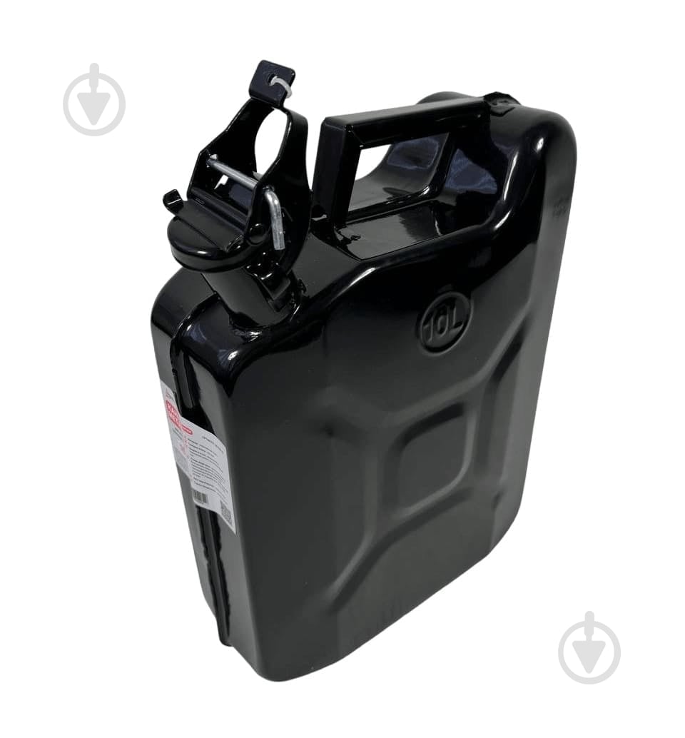 Каністра металева Poputchik для палива з рукавичками (пара) 10 л - фото 3