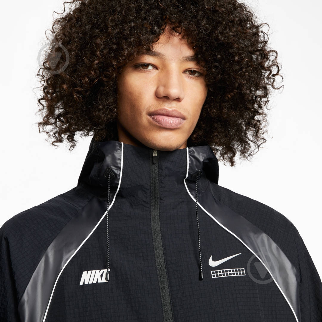 Ветровка мужская демисезонная Nike M NSW DNA WVN JACKET CT9958-010 р.L черная - фото 6