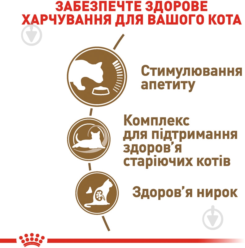 Корм сухой для стареющих кошек от 12 лет Royal Canin Ageing 12+ мясо птицы 2 кг - фото 5