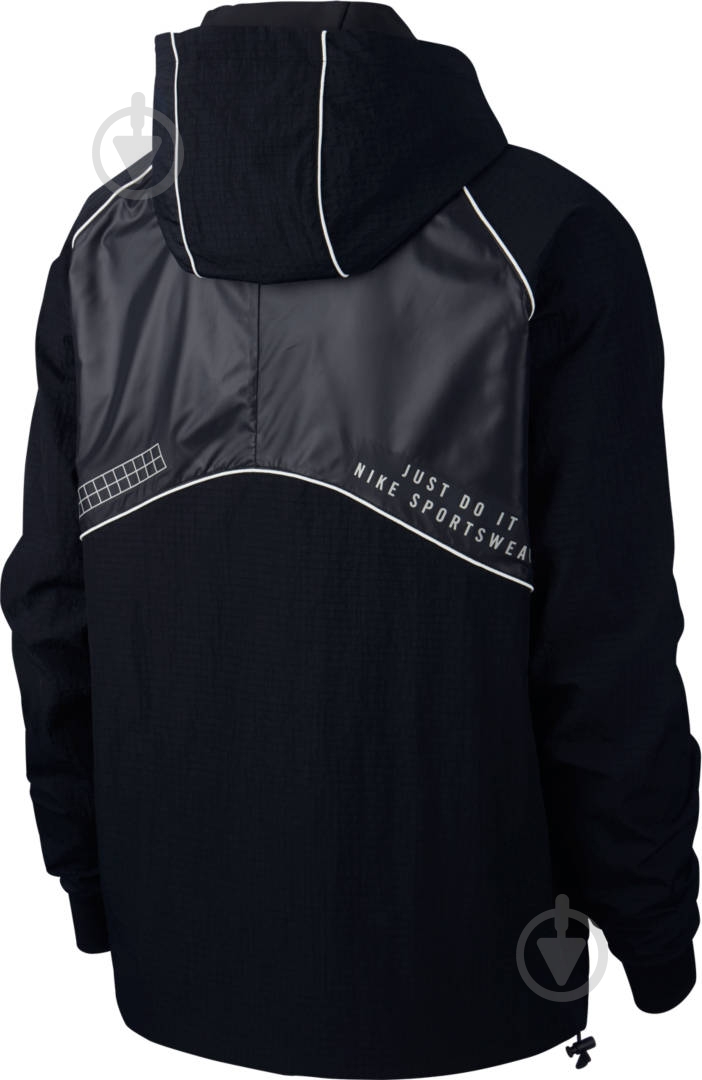 Ветровка мужская демисезонная Nike M NSW DNA WVN JACKET CT9958-010 р.M черная - фото 2 Ветровка мужская демисезонная Nike M NSW DNA WVN JACKET CT9958-010 р.M черная - фото 2