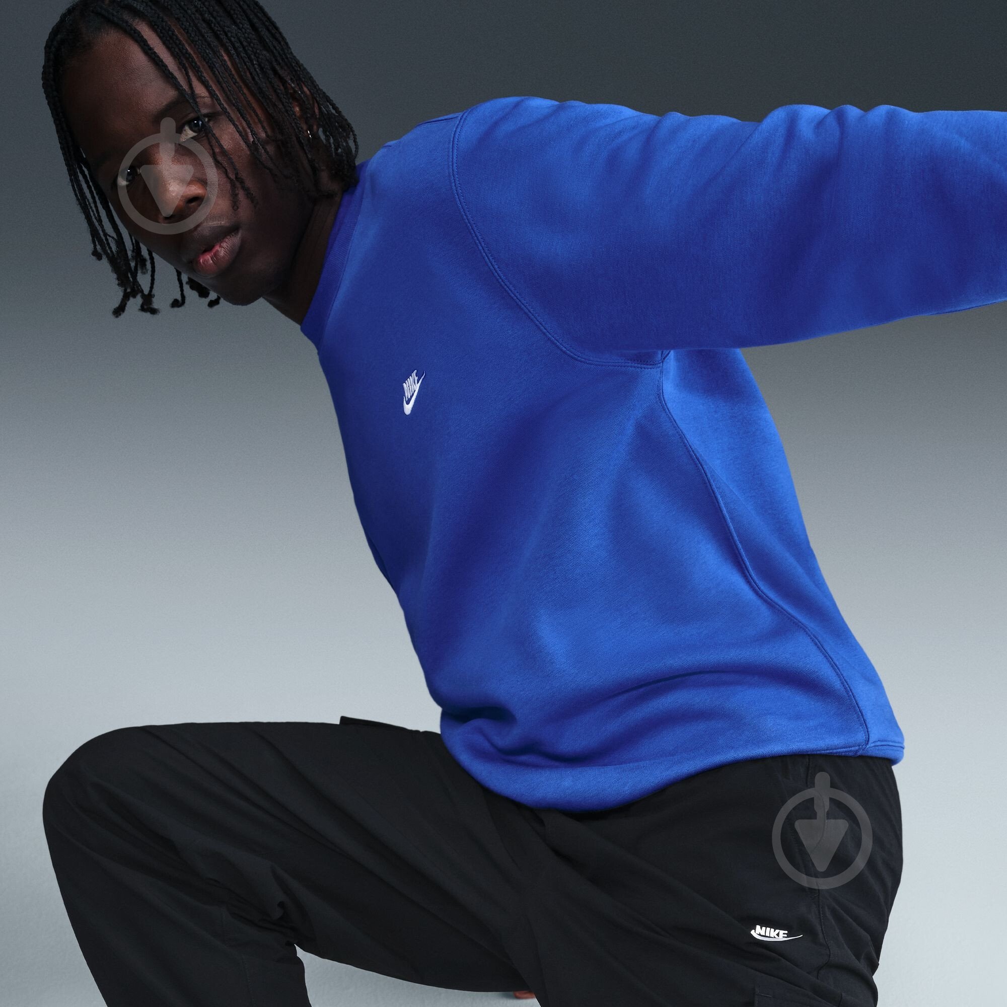 Брюки Nike M NK CLUB WVN CARGO PANT HJ1990-010 р. L черный - фото 13