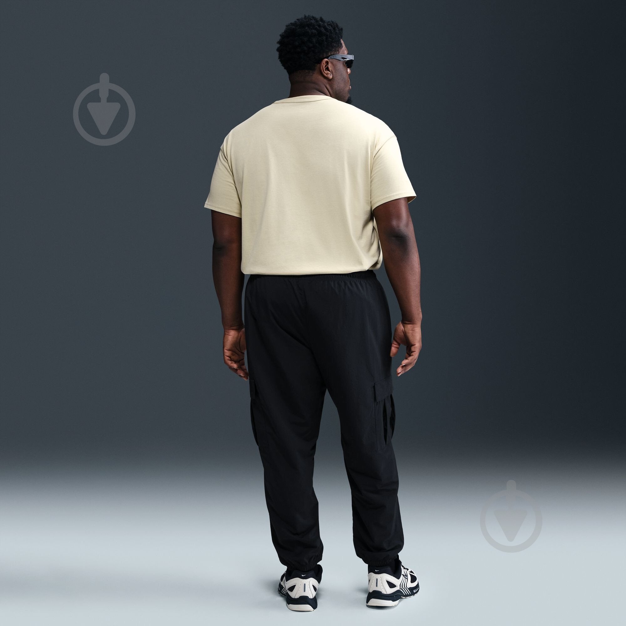 Брюки Nike M NK CLUB WVN CARGO PANT HJ1990-010 р. L черный - фото 17