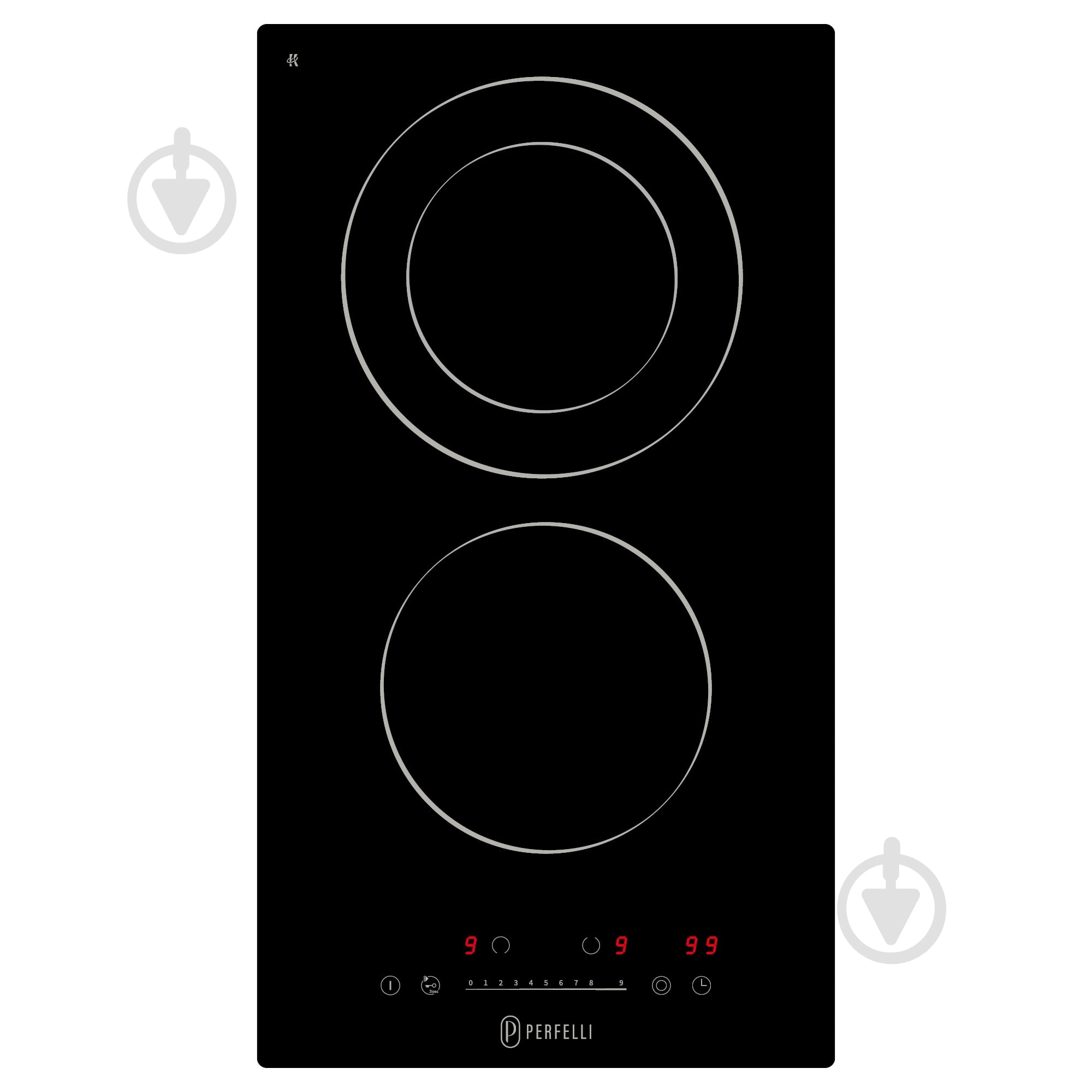 Варильна поверхня електрична Perfelli FABIO 321 NERO - фото 1