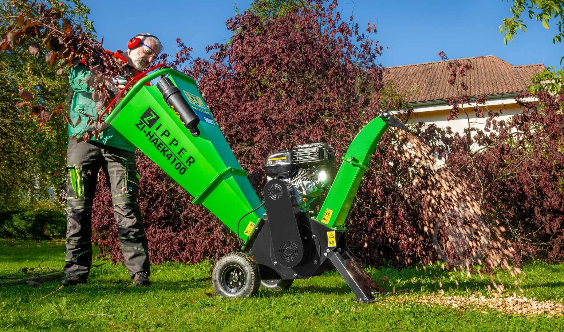 Измельчитель садовый Zipper ZI-HAEK4100 бензин - фото 5
