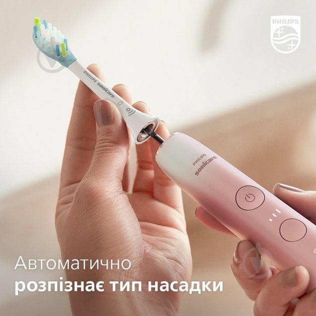 Набір Philips DiamondClean 9000 електрична зубна щітка HX9911/84 + насадки HX9052/87 - фото 7